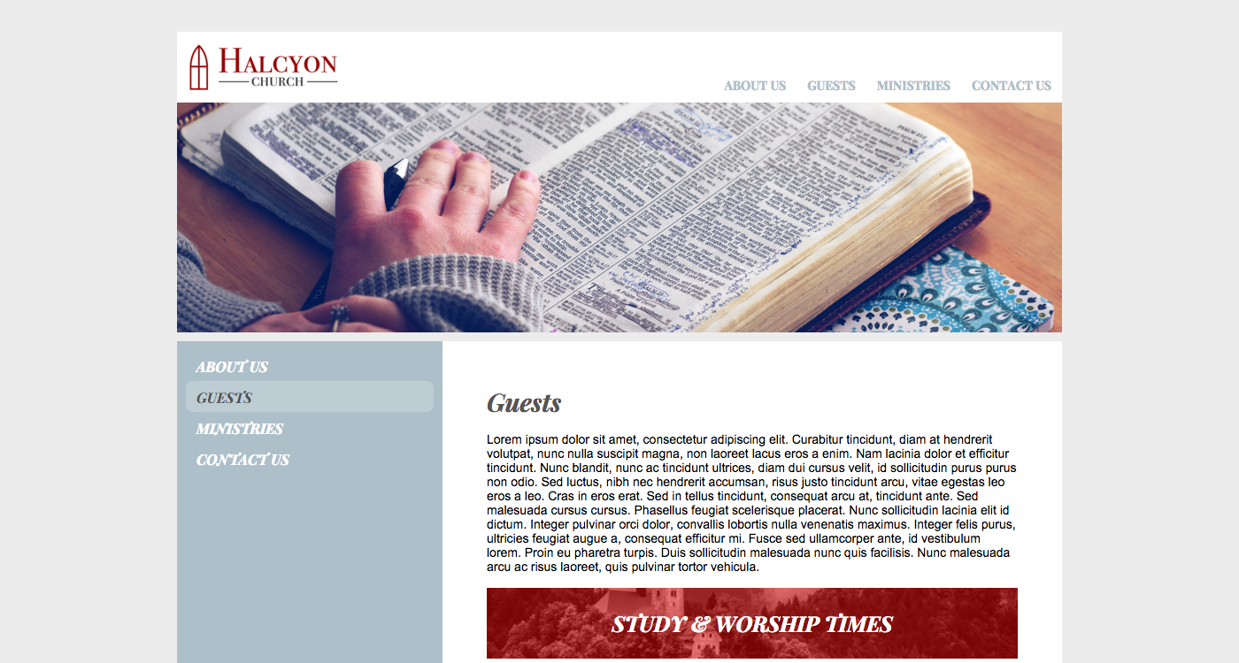Halcyon Theme - Church Website Design by Radiate Ministry