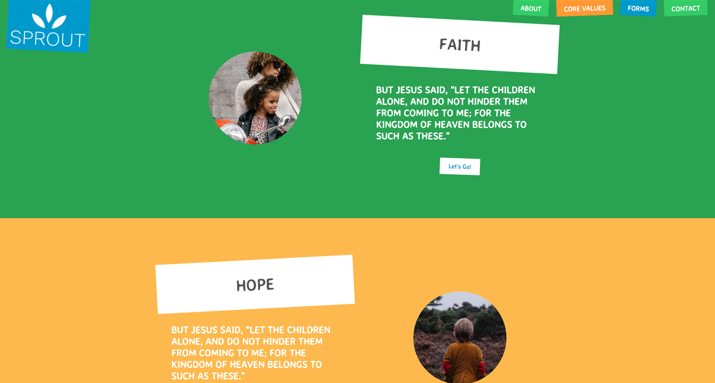 Sprout Theme - Church Website Design by Radiate Ministry