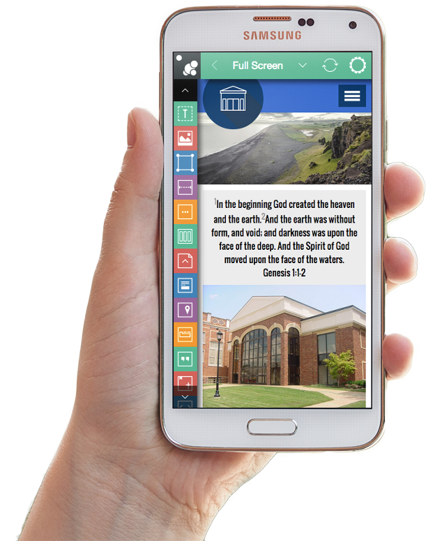 Church Website Mobile Editing